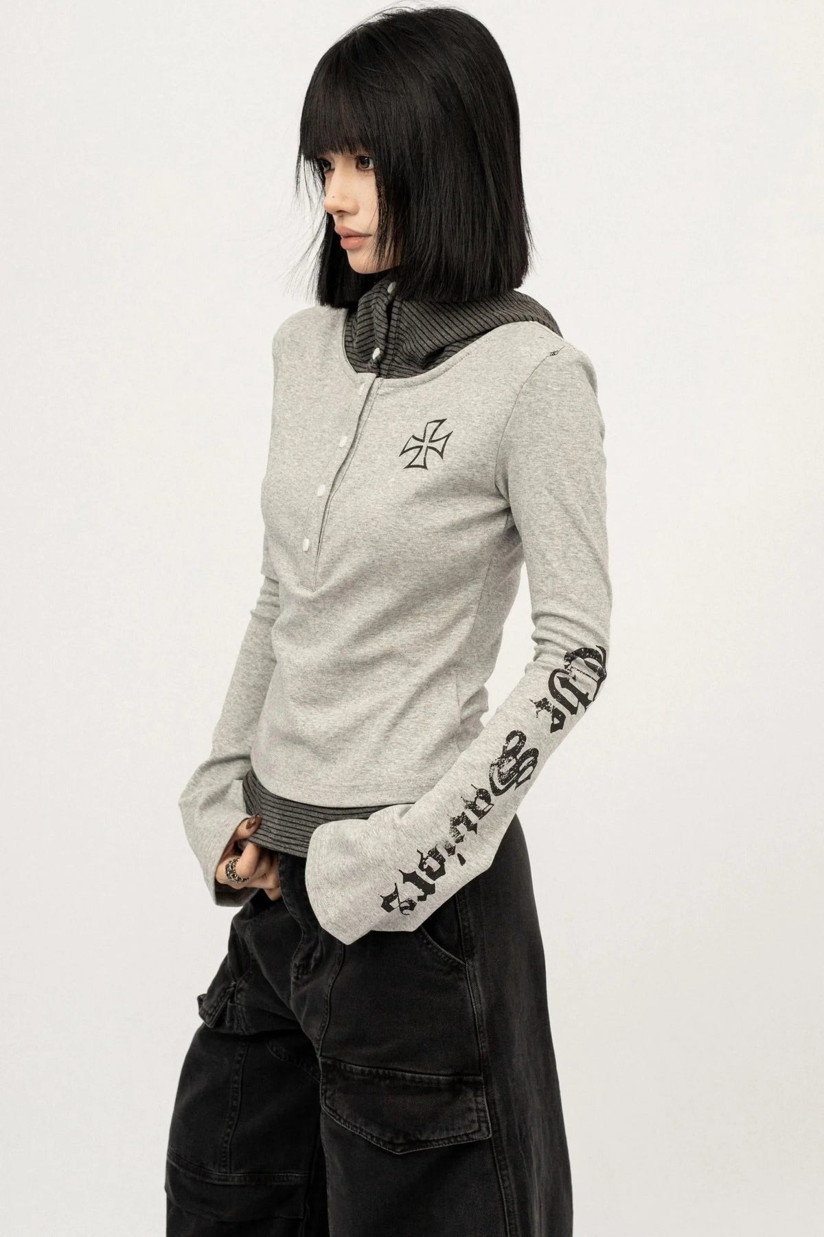 Spice Girl Long Sleeve Lazy Hooded Top