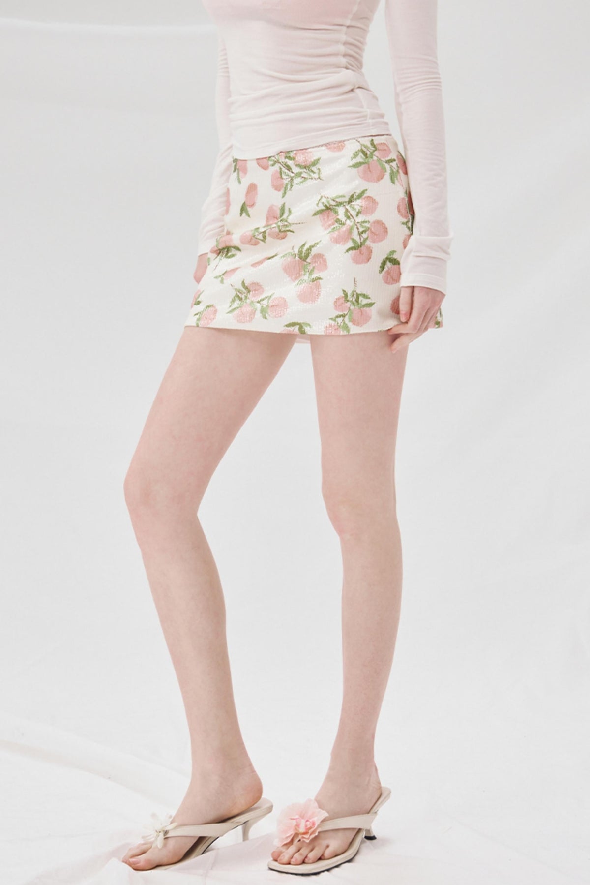 Spice Sequin A-Line Skirt