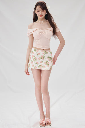 Spice Sequin A-Line Skirt