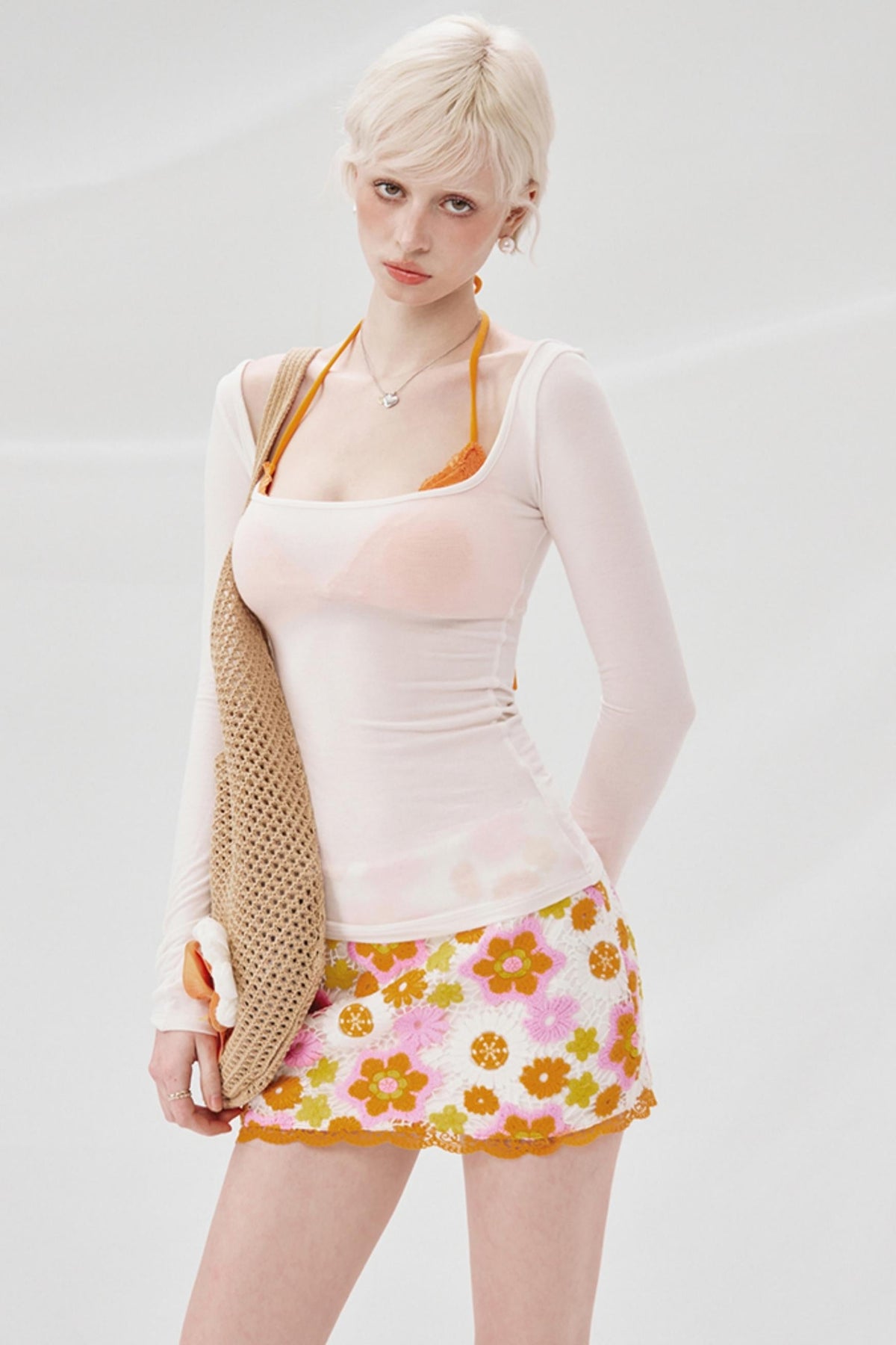 Spice Sheer Corset Top Set-Up