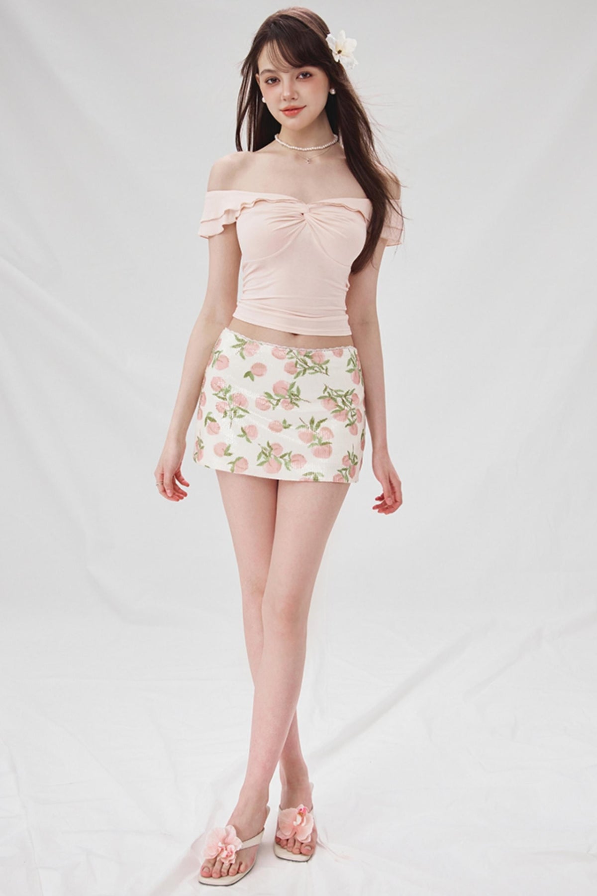 Spice Sheer Corset Top Set-Up