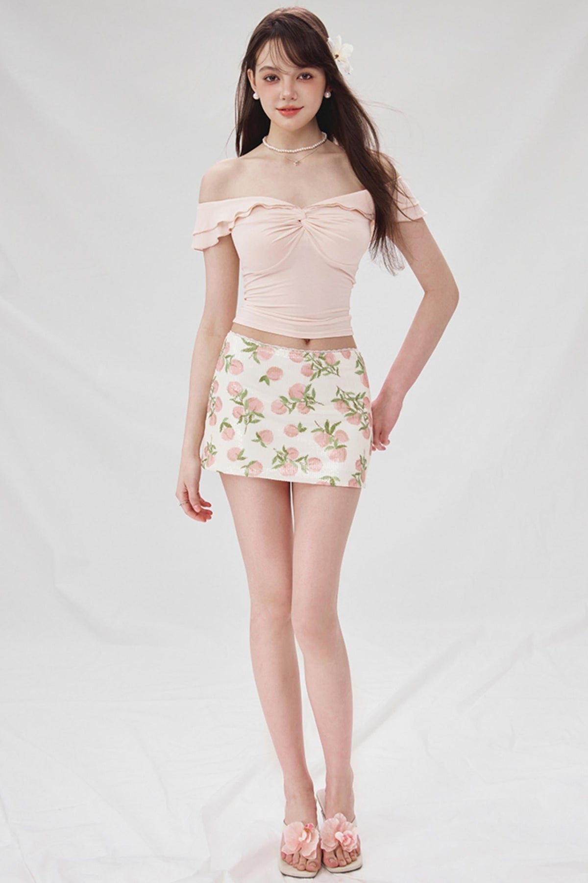 Spice Sheer Corset Top Set-Up