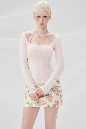 Spice Sheer Corset Top Set-Up