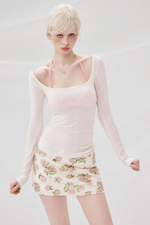 Spice Sheer Corset Top Set-Up