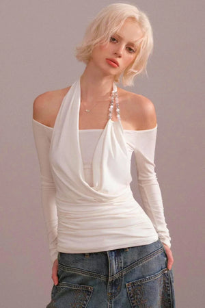 Spicy Girl Off-Shoulder Top