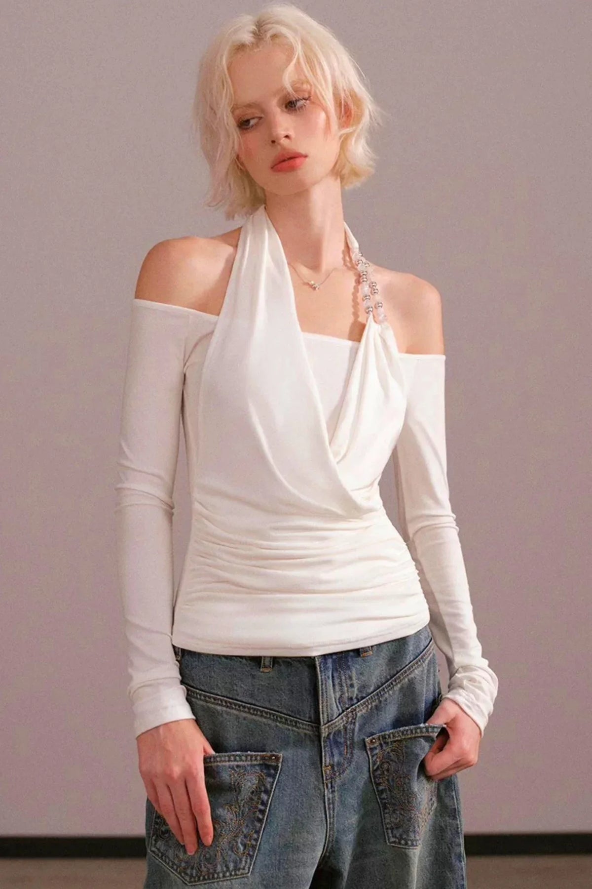 Spicy Girl Off-Shoulder Top