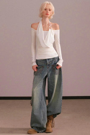 Spicy Girl Off-Shoulder Top