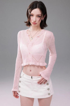 Spicy Soft Knit Cardigan Top
