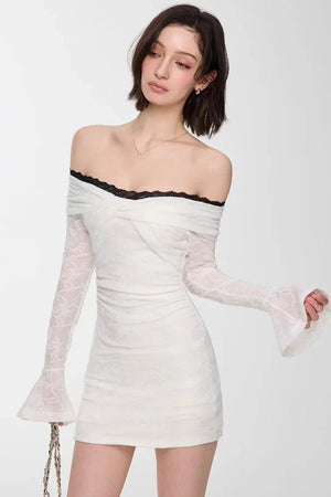 Spicy Twist One-Shoulder Dress