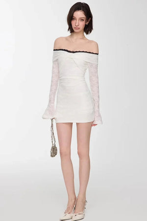 Spicy Twist One-Shoulder Dress