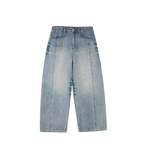 Split Hem Stretchy Denim Pants