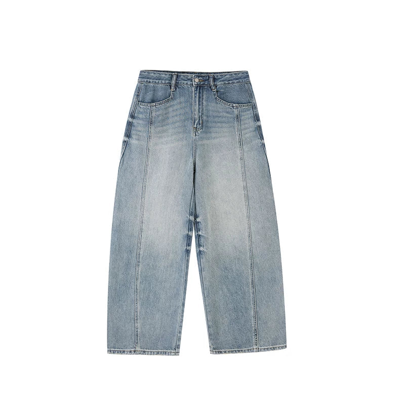 Split Hem Stretchy Denim Pants