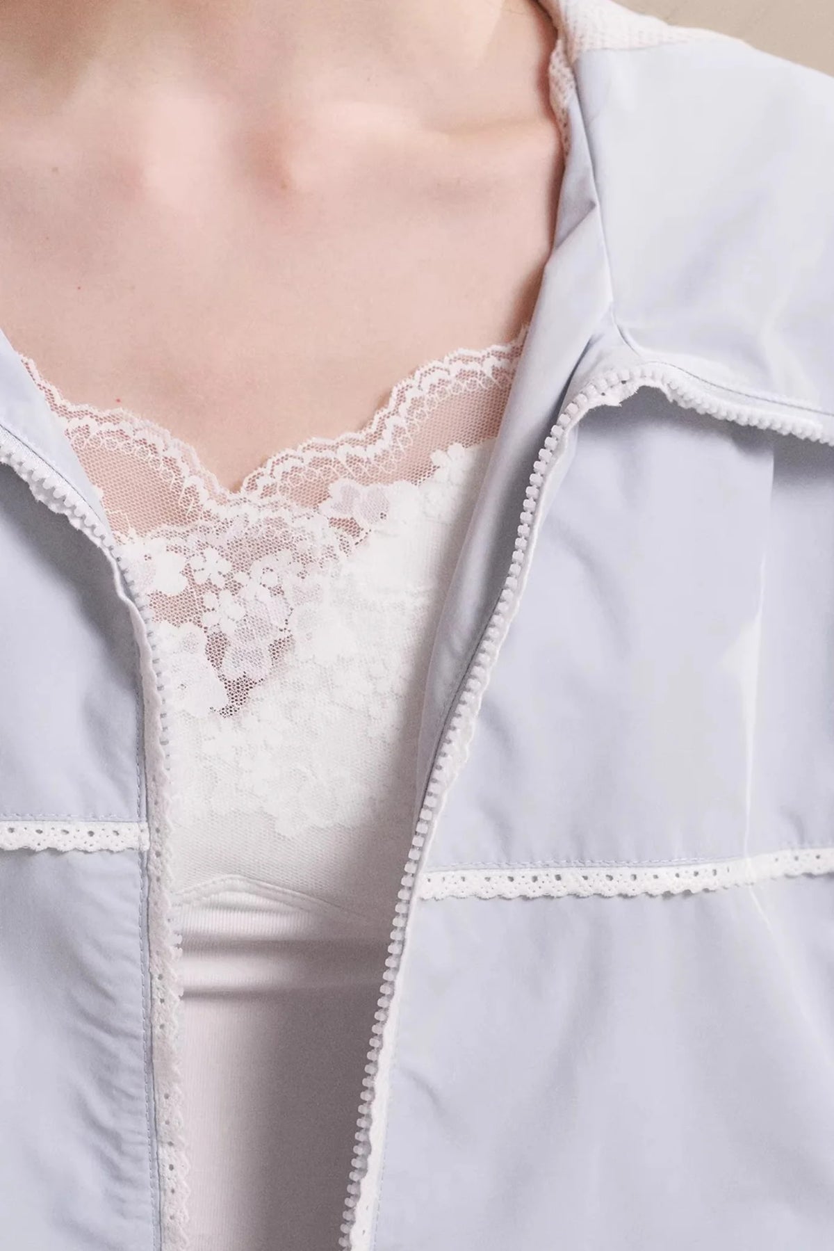 Sportique Lace Hooded Jacket Set-Up