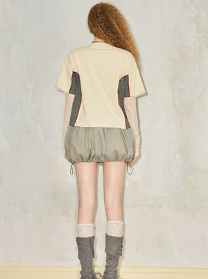 Sporty Bow Cherry Print T-Shirt