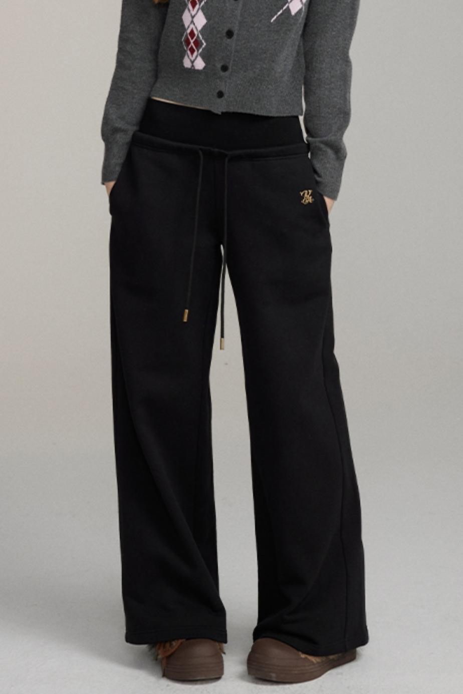 Sporty Casual Straight-Leg Sweatpants