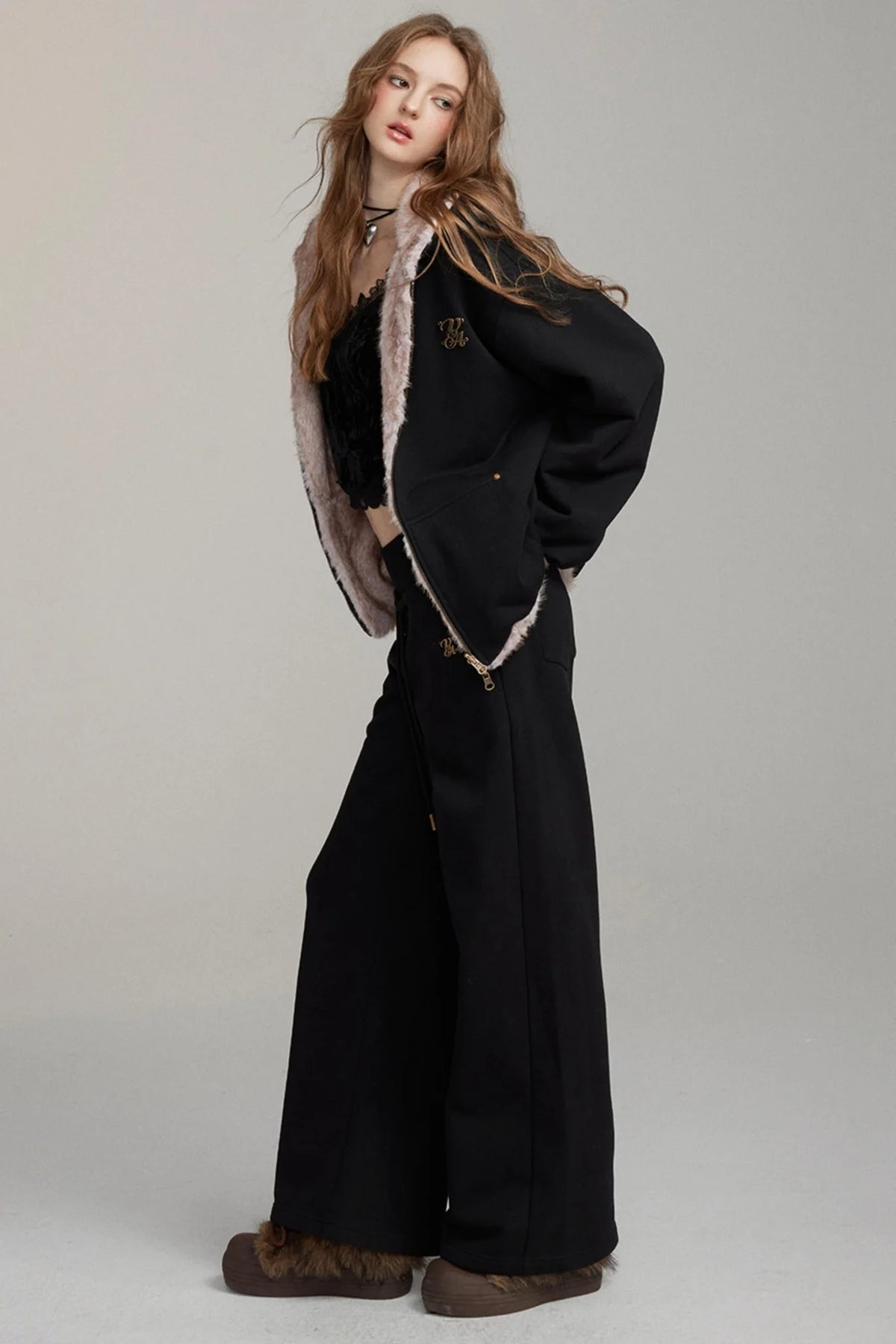 Sporty Casual Straight-Leg Sweatpants