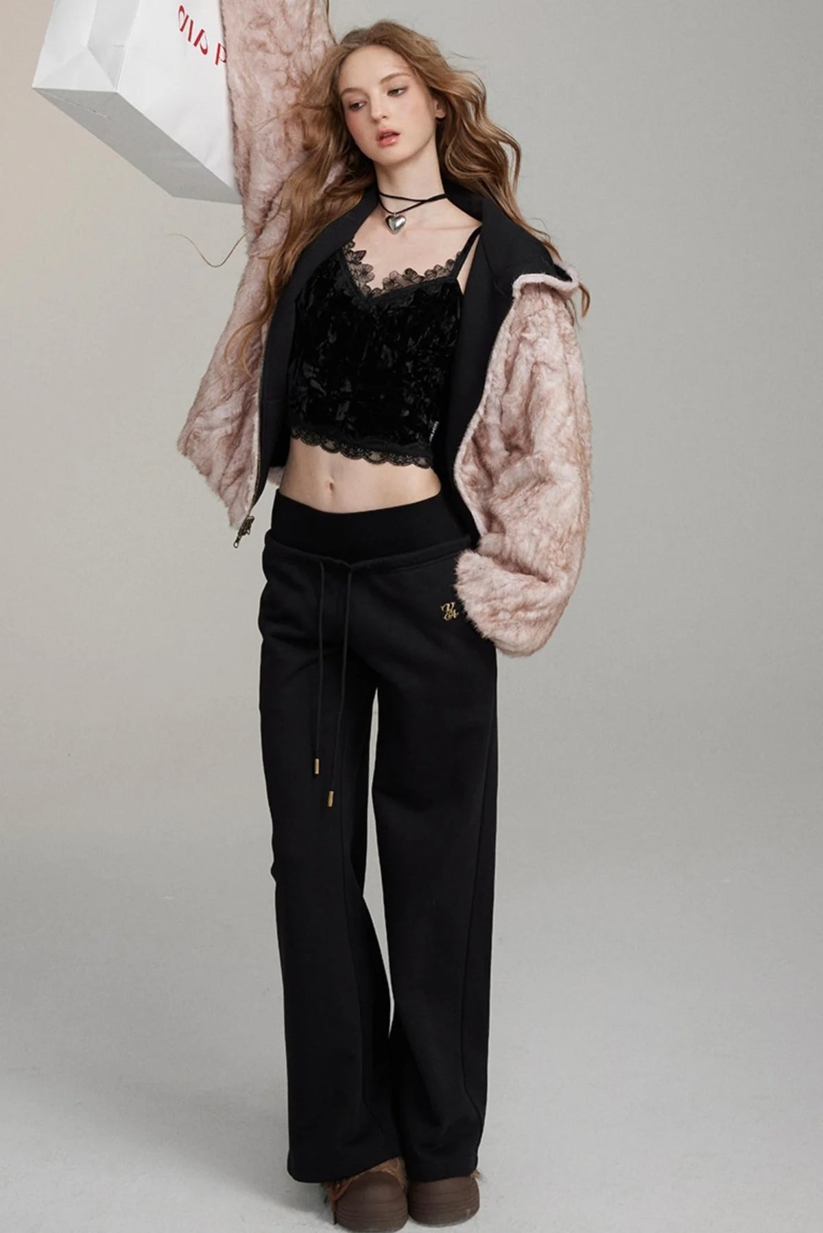 Sporty Casual Straight-Leg Sweatpants