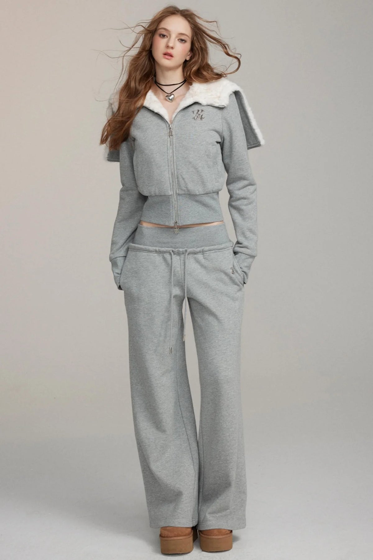 Sporty Casual Straight-Leg Sweatpants