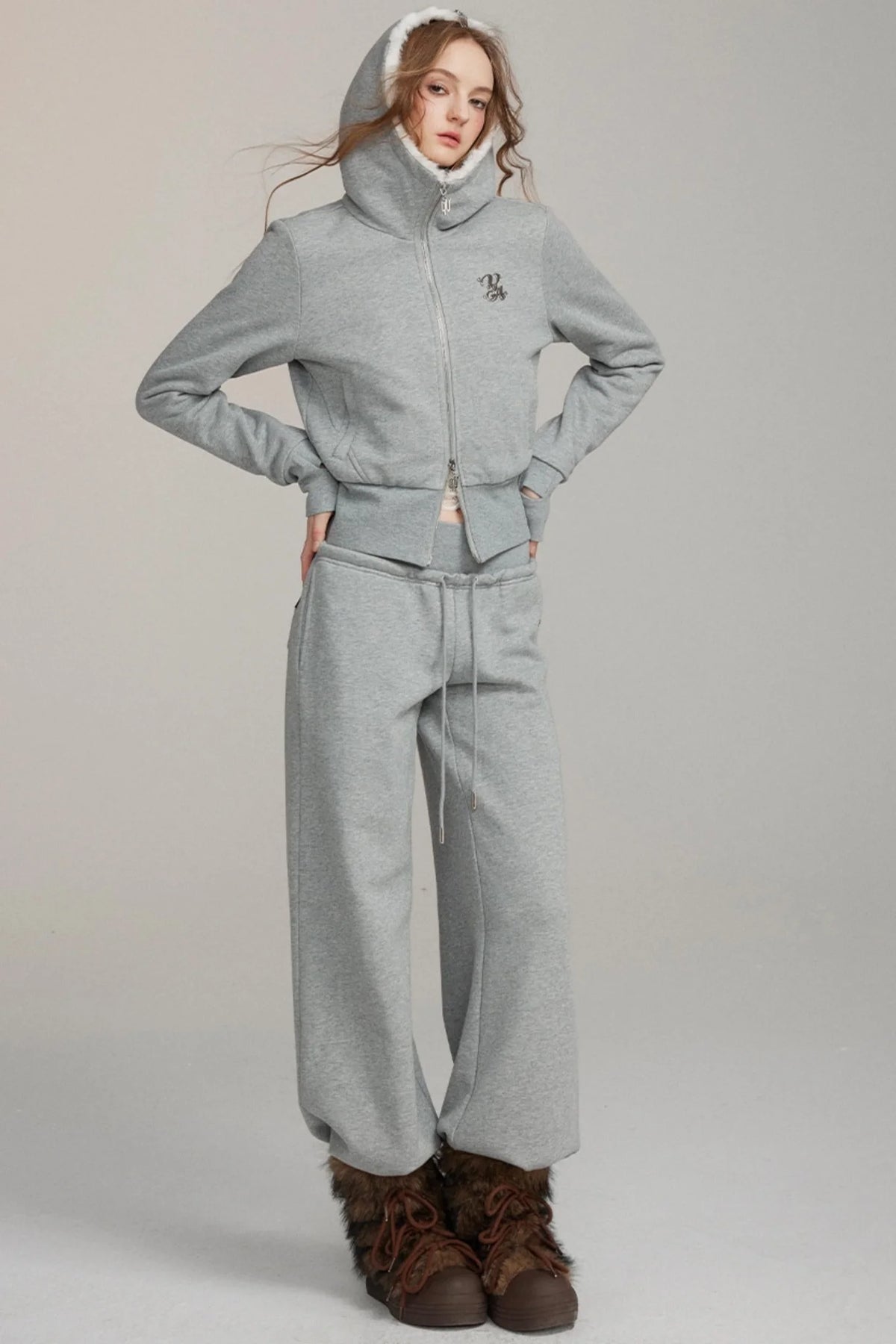 Sporty Casual Straight-Leg Sweatpants
