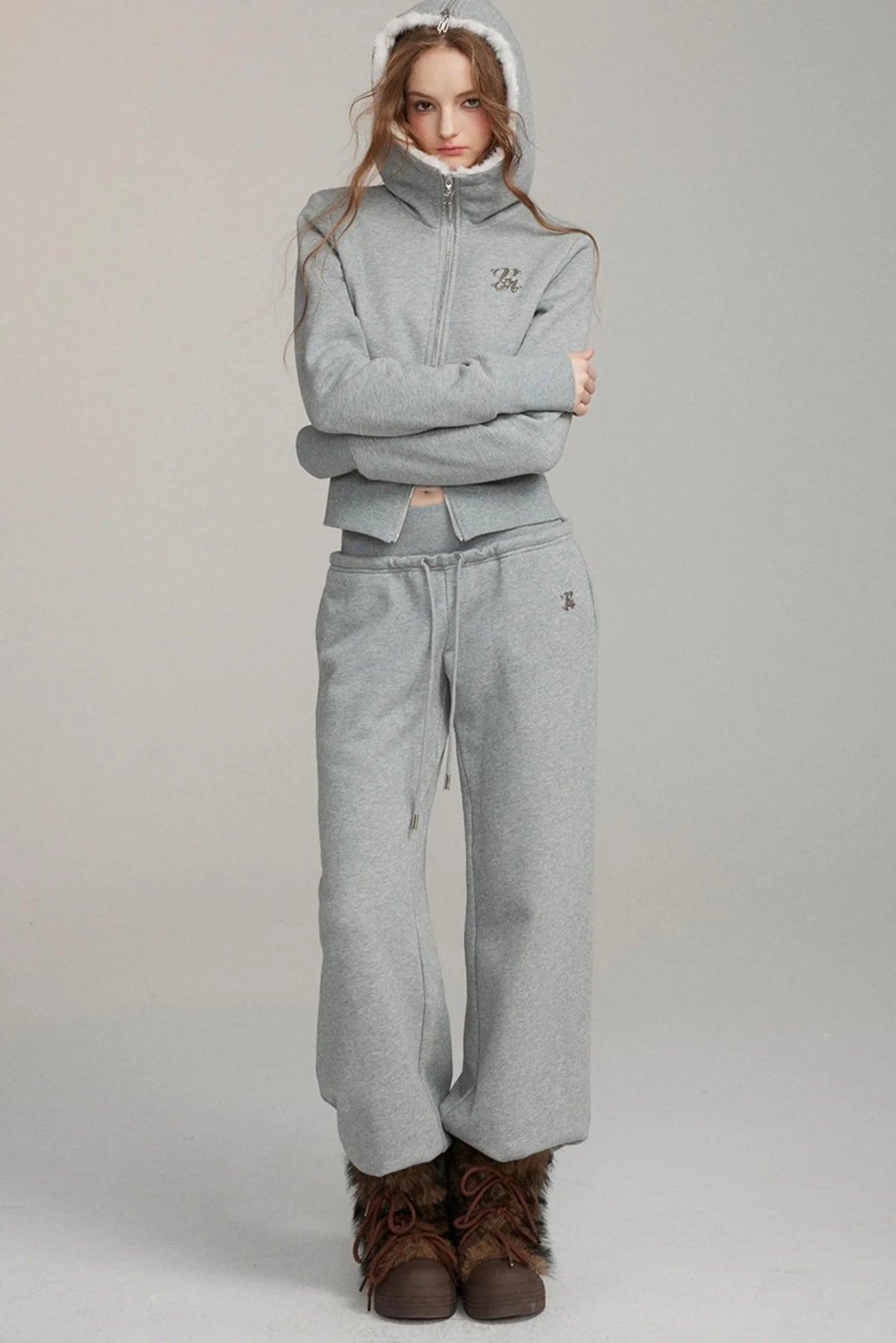 Sporty Casual Straight-Leg Sweatpants