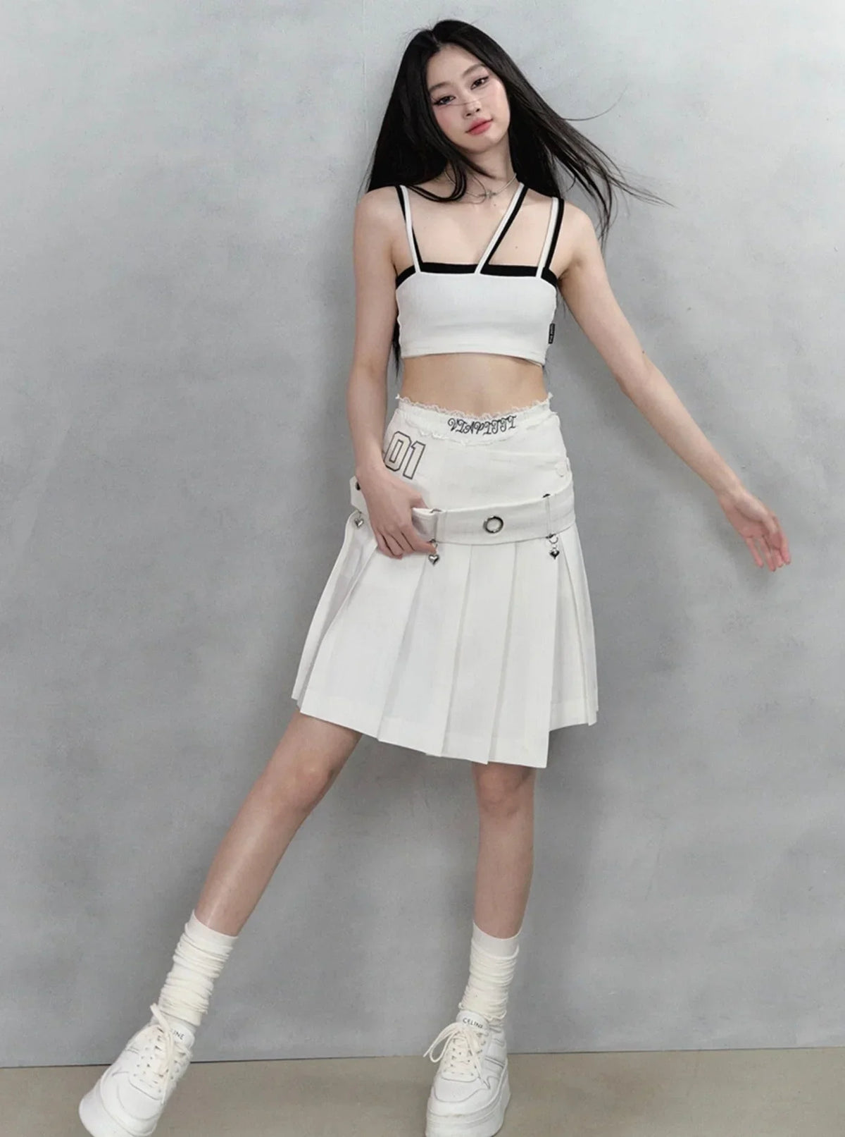 Sporty Cropped Camisole Top