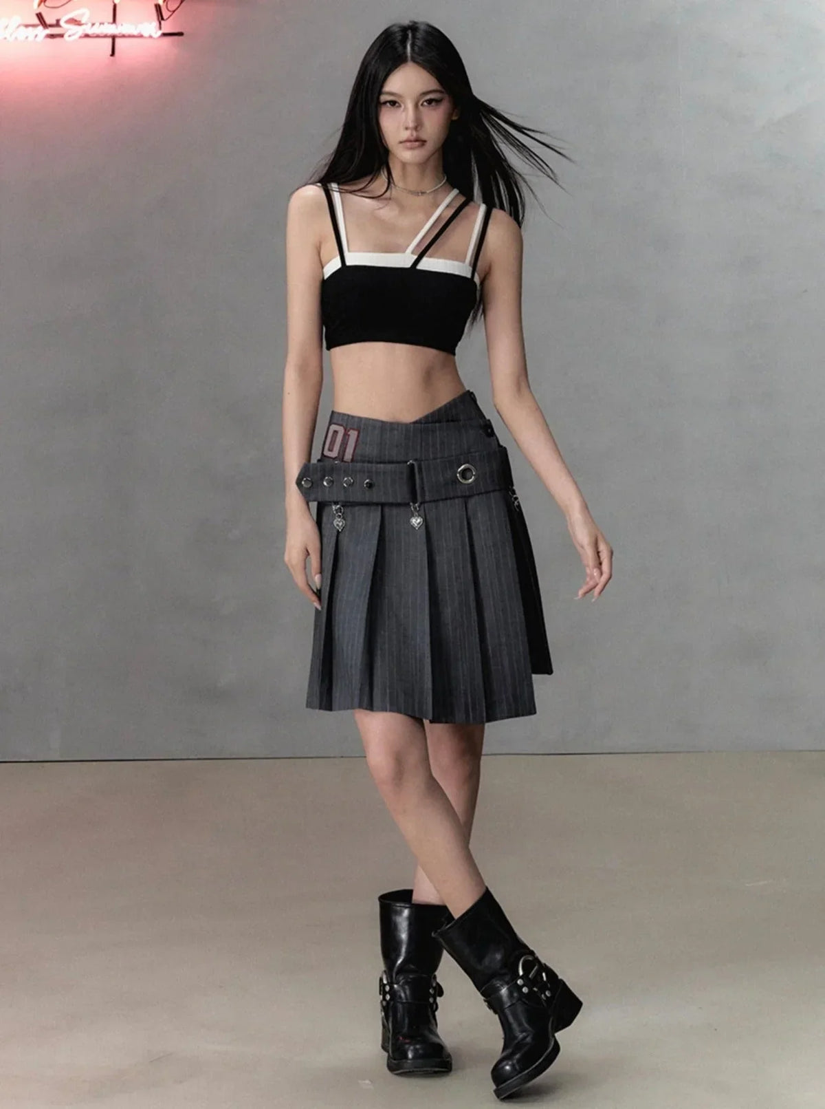 Sporty Cropped Camisole Top