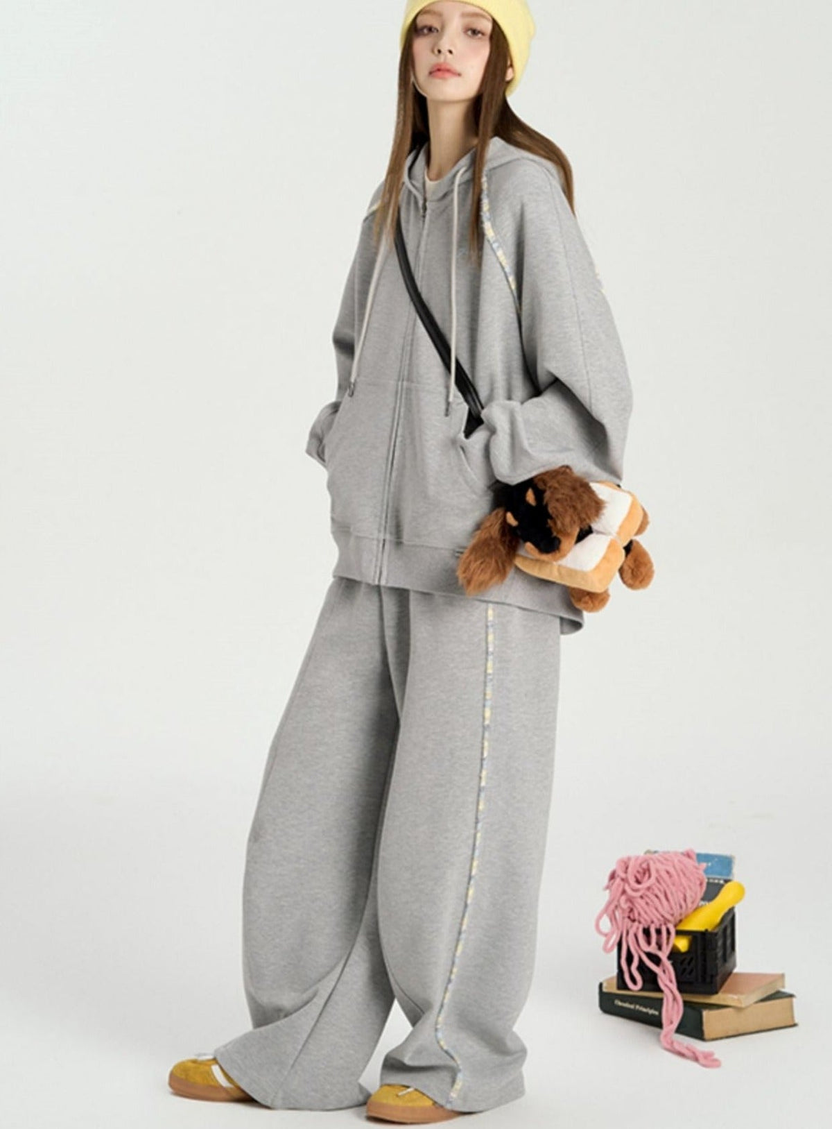 Spring Air Cotton Silhouette Bottoms Pants