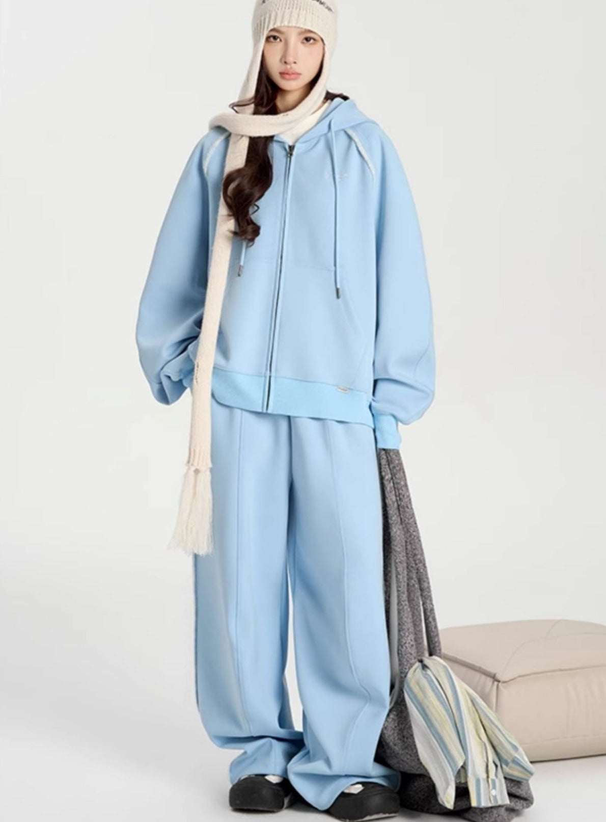 Spring Air Cotton Silhouette Bottoms Pants