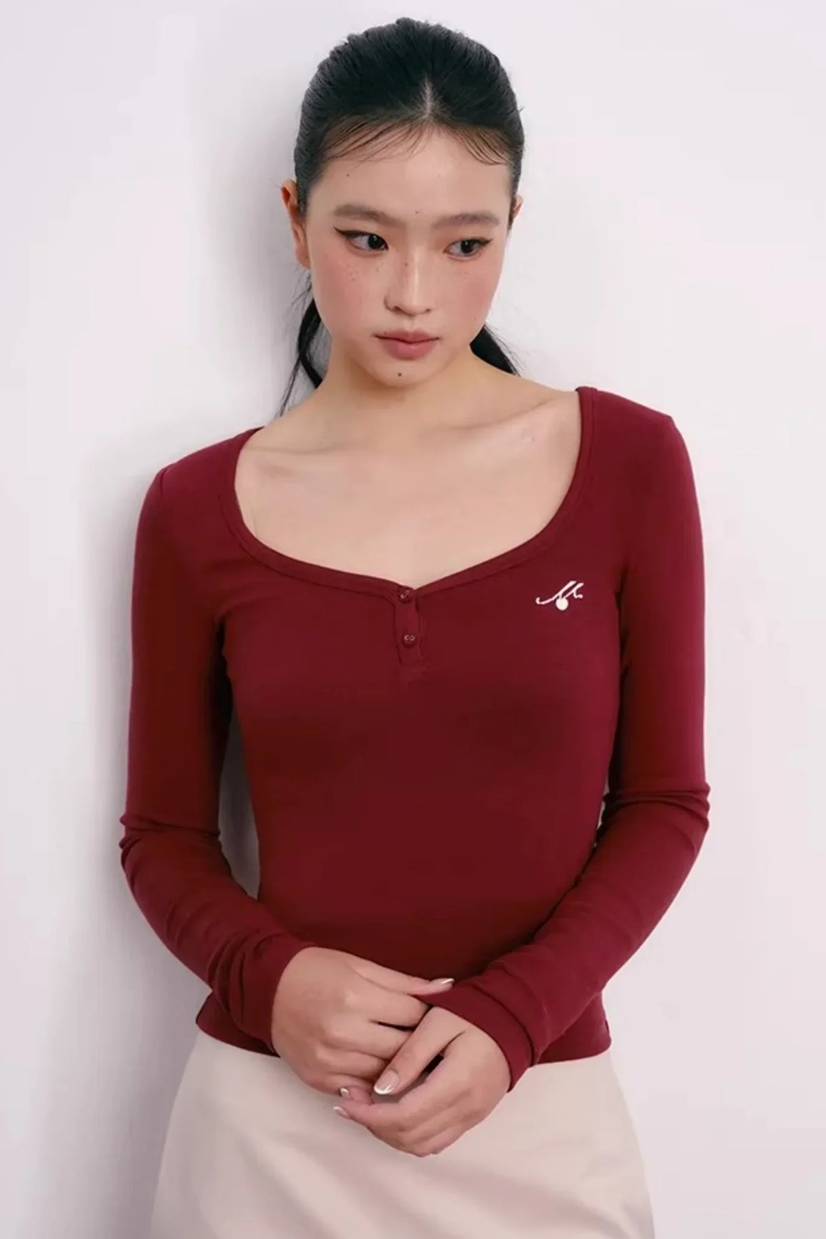 Spring in Seoul V-Neck Top