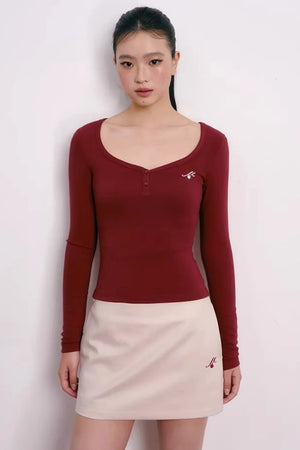 Spring in Seoul V-Neck Top