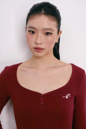 Spring in Seoul V-Neck Top