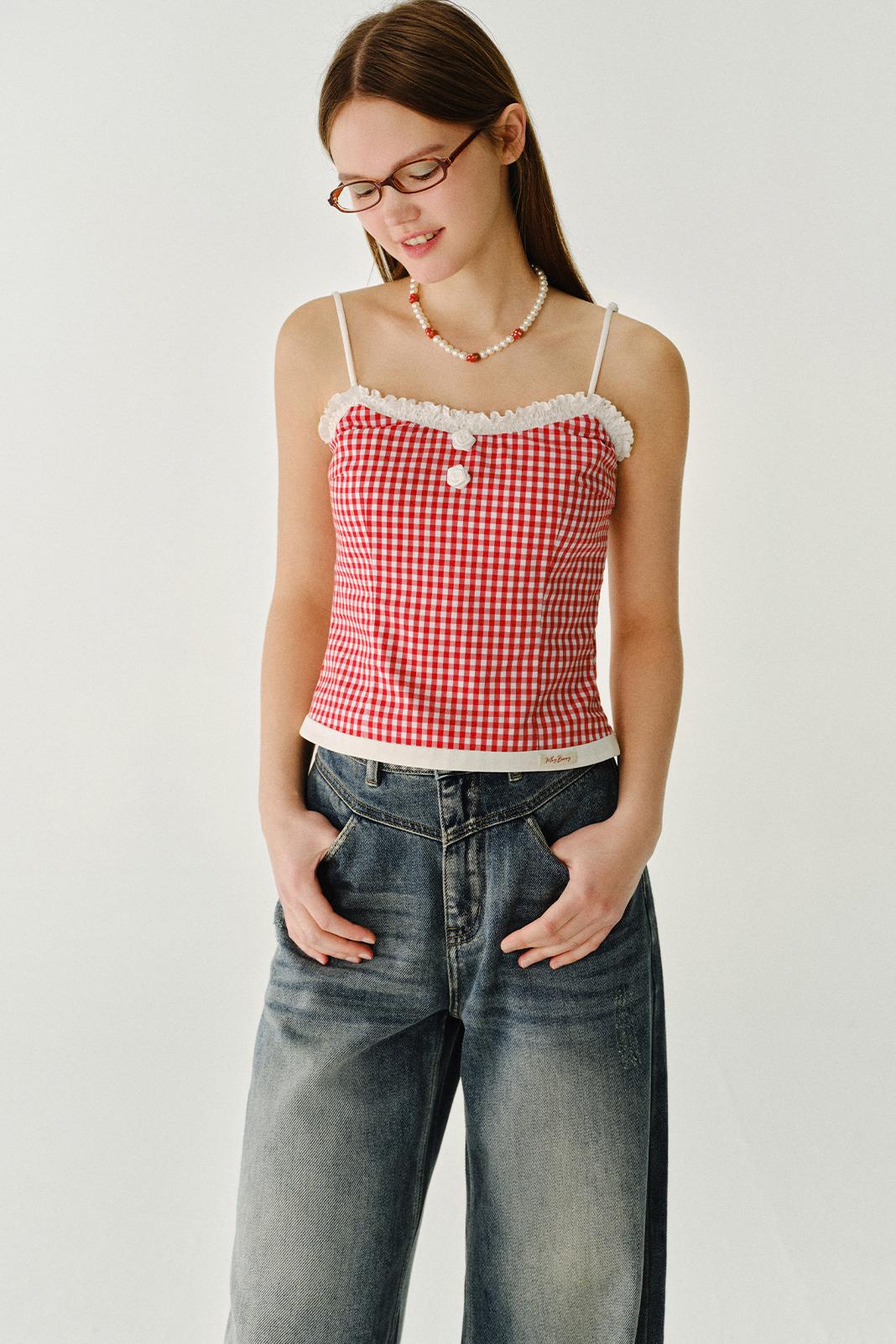 Spring Lace Camisole Top