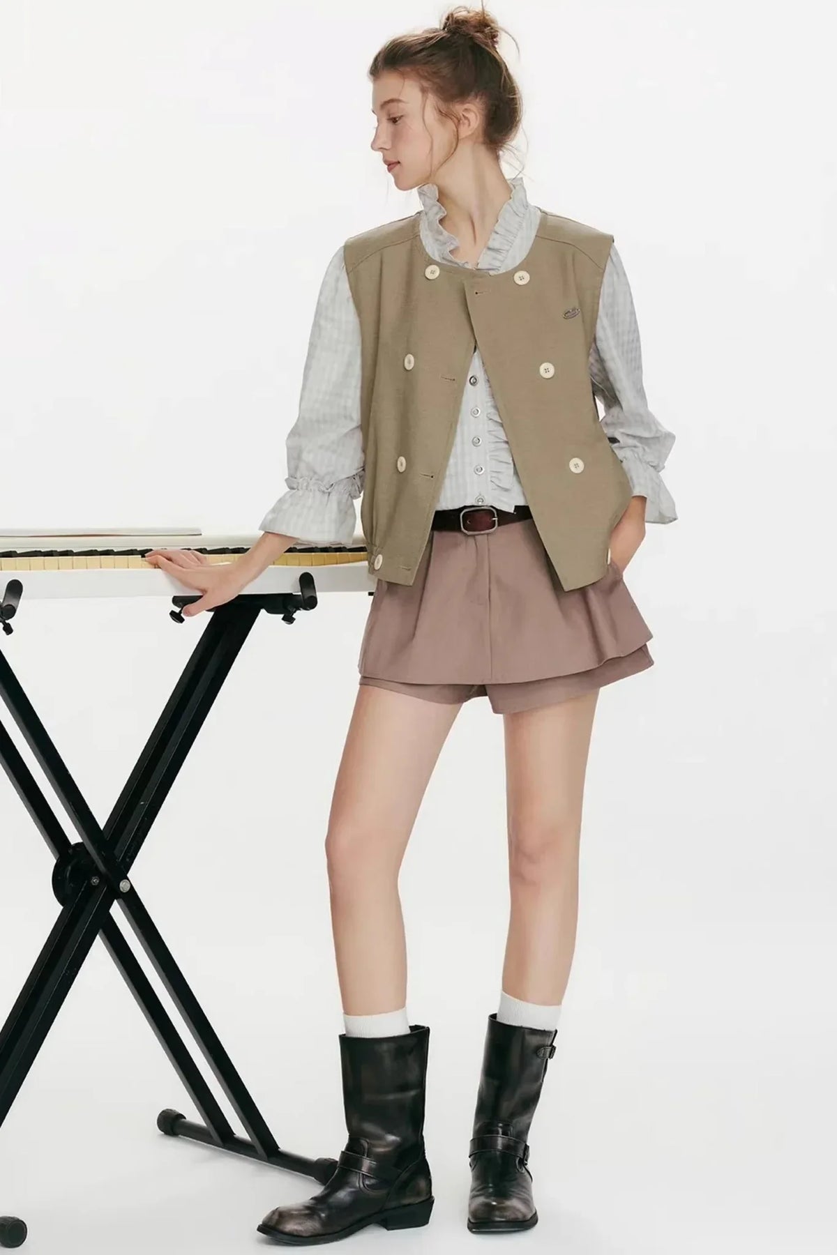 Spring Lily of the Valley Vest Jacket