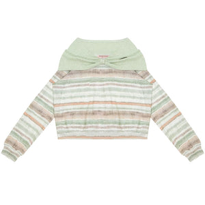 Spring Mist Striped Knit Top