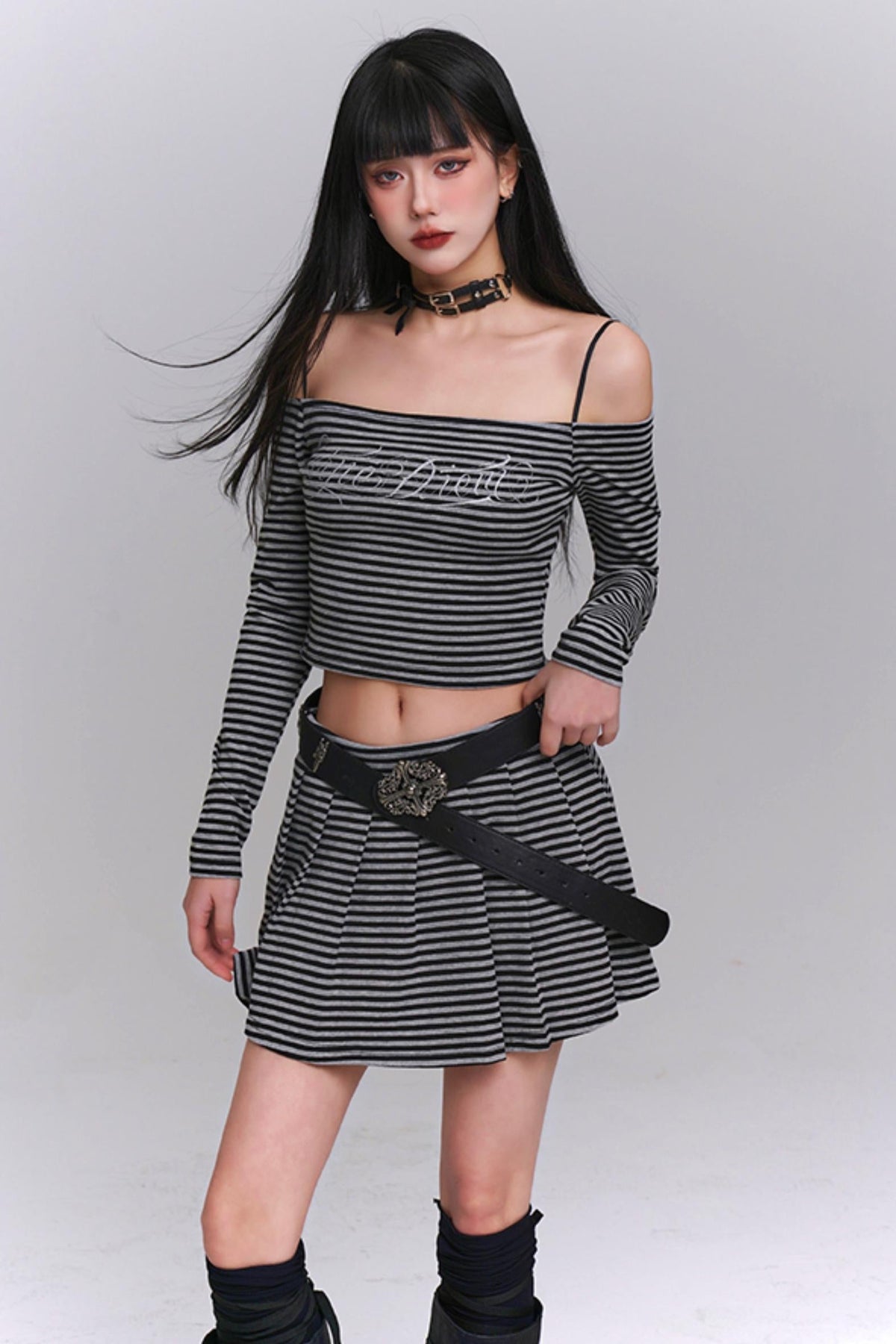 Spring Mode Fit Skirt Set-Up