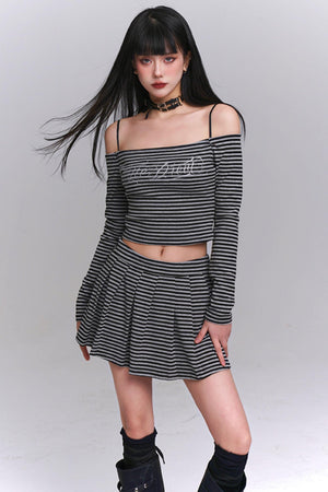 Spring Mode Fit Skirt Set-Up