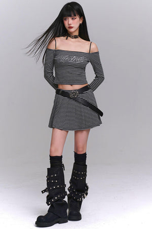 Spring Mode Fit Skirt Set-Up