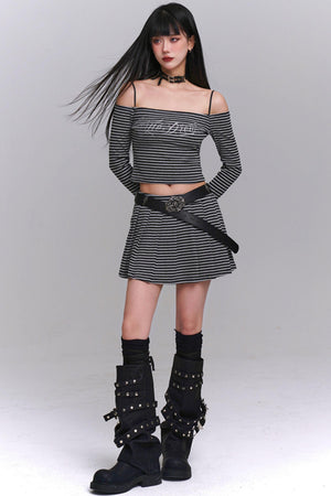 Spring Mode Fit Skirt Set-Up