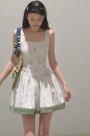 Spring Picnic Slim Fit Camisole Dress