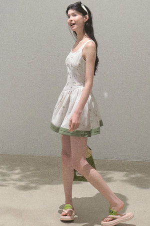 Spring Picnic Slim Fit Camisole Dress