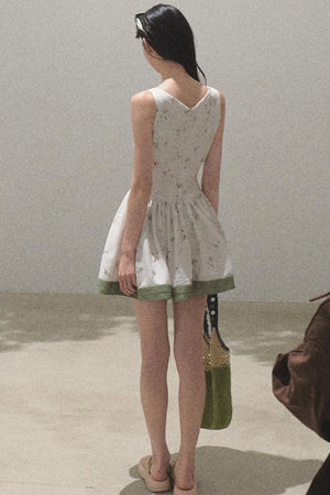 Spring Picnic Slim Fit Camisole Dress