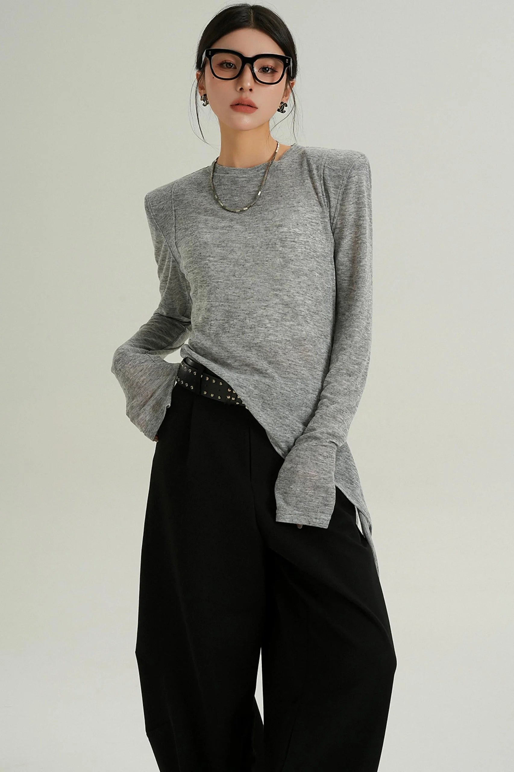 Spring Slant Hem Top