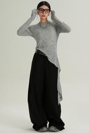 Spring Slant Hem Top