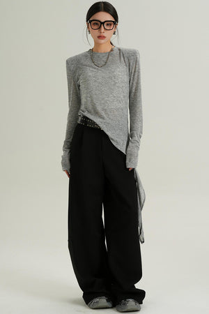 Spring Slant Hem Top