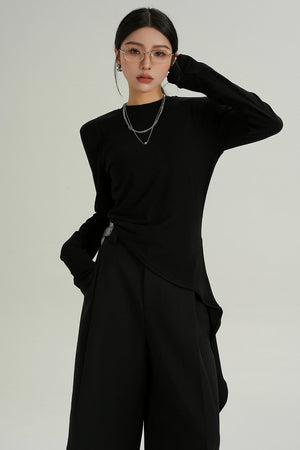 Spring Slant Hem Top