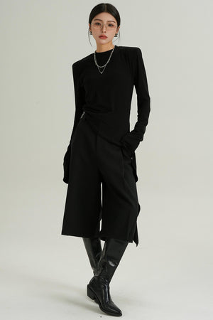 Spring Slant Hem Top