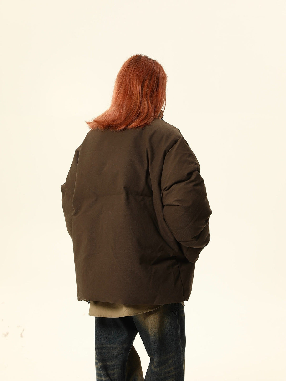 Stand-up collar bread jacket