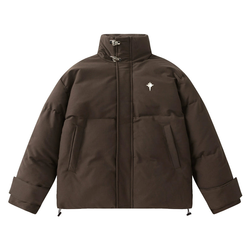 Stand-up collar bread padded coats