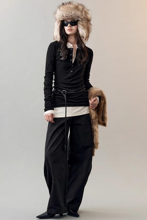 Star Bird Embellished Loose Pants