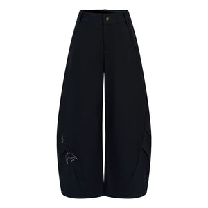 Star Bird Embellished Loose Pants